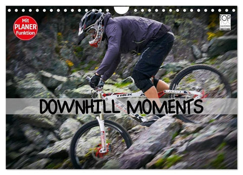 Downhill Moments (Wandkalender 2026 DIN A4 quer), CALVENDO Monatskalender