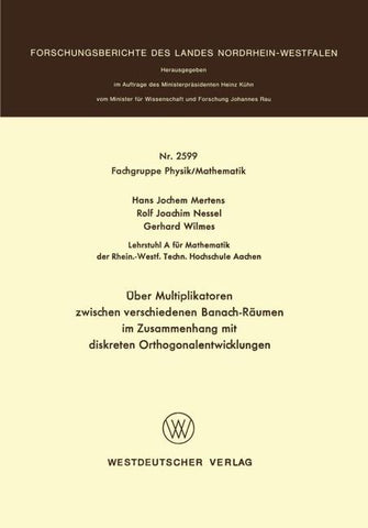 Über Multiplikatoren zwischen verschiedenen Banach-Räumen