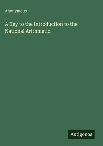 A Key to the Introduction to the National Arithmetic