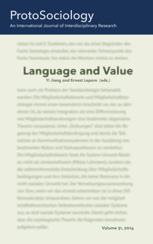 Language and Value
