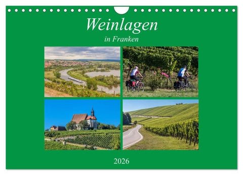 Weinlagen in Franken (Wandkalender 2026 DIN A4 quer), CALVENDO Monatskalender