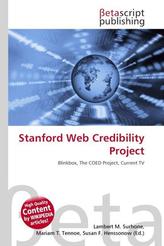 Stanford Web Credibility Project