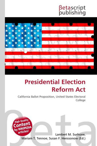Presidential Election Reform Act