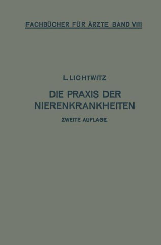 Die Praxis der Nierenkrankheiten