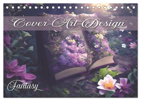 Buch-Cover-Art Fantasy (Tischkalender 2026 DIN A5 quer), CALVENDO Monatskalender