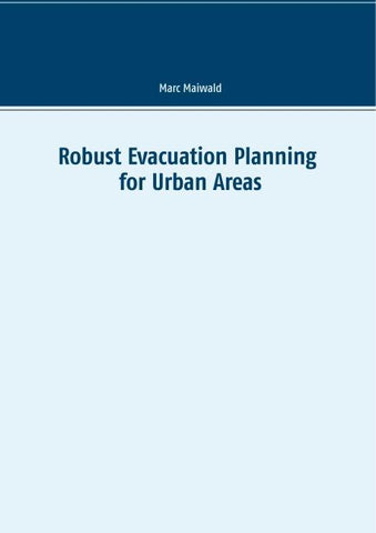 Robust Evacuation Planning for Urban Areas