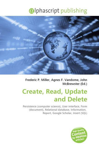 Create, Read, Update and Delete
