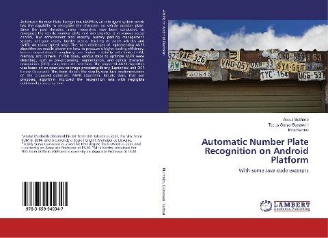 Automatic Number Plate Recognition on Android Platform