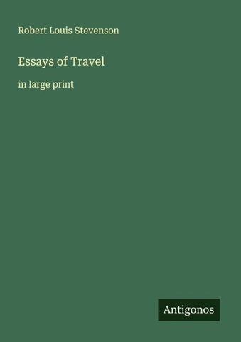 Essays of Travel