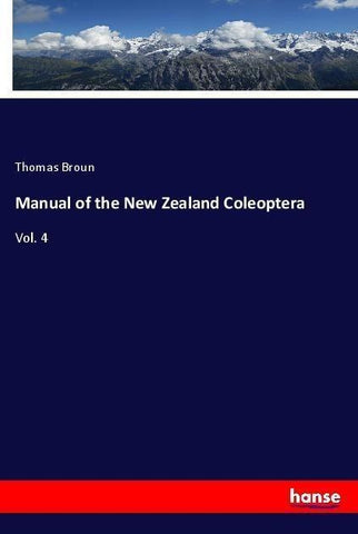 Manual of the New Zealand Coleoptera