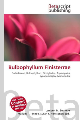 Bulbophyllum Finisterrae
