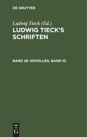 Novellen, Band 10