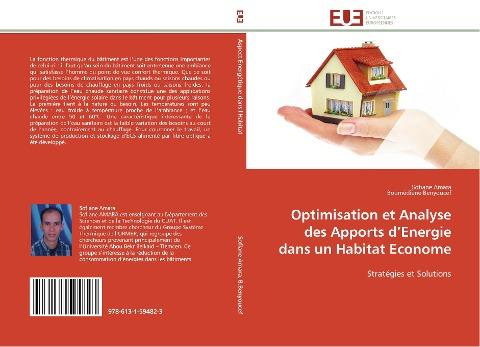 Optimisation et Analyse des Apports d'Energie dans un Habitat Econome