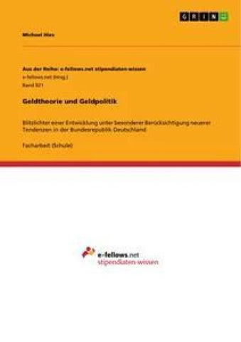 Geldtheorie und Geldpolitik