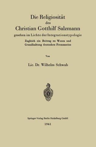 Die Religiosität des Christian Gotthilf Salzmann