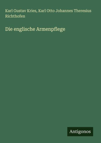 Die englische Armenpflege