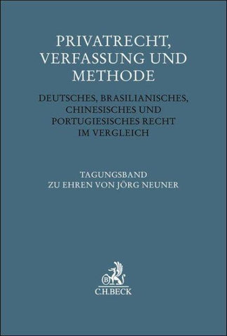 Privatrecht, Verfassung und Methode