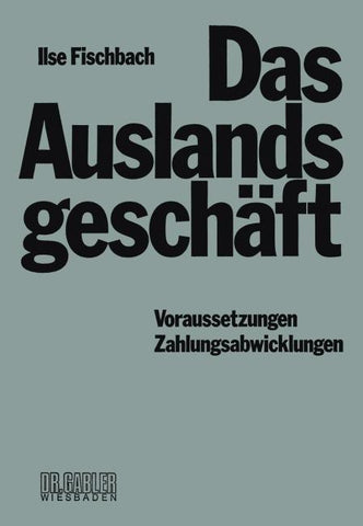 Das Auslandsgeschäft