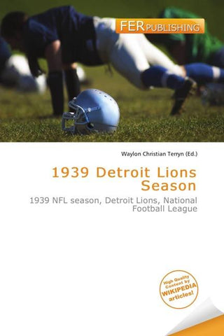 1939 Detroit Lions Season