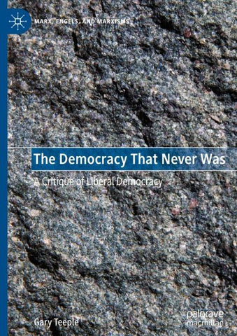 The Democracy That Never Was