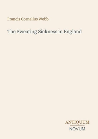 The Sweating Sickness in England