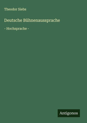Deutsche Bühnenaussprache