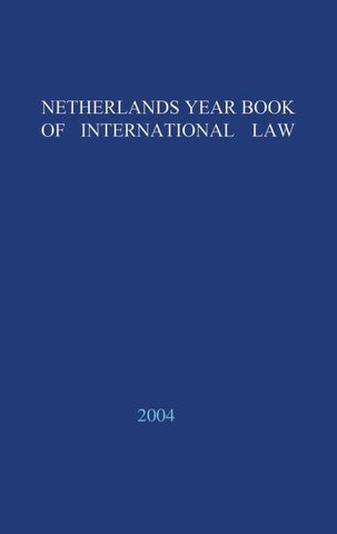 Netherlands Yearbook of International Law - 2003