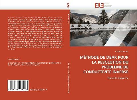 MÉTHODE DE DBAR POUR LA RÉSOLUTION DU PROBLÈME DE CONDUCTIVITÉ INVERSE