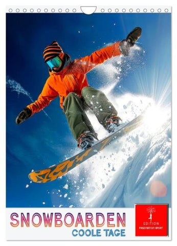 Snowboarden - coole Tage (Wandkalender 2026 DIN A4 hoch), CALVENDO Monatskalender