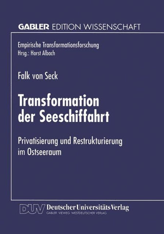 Transformation der Seeschiffahrt