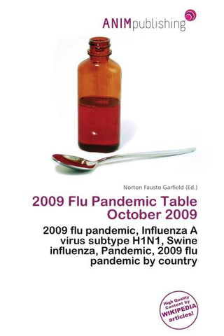 2009 Flu Pandemic Table October 2009