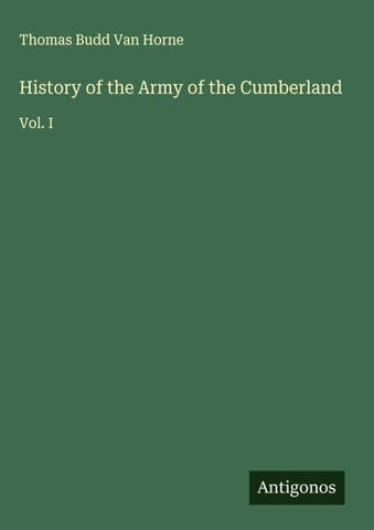 History of the Army of the Cumberland