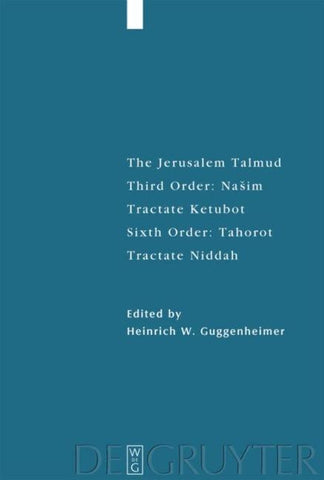 The Jerusalem Talmud. Third Order: Našim / ee