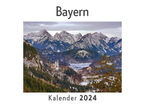 Bayern (Wandkalender 2024, Kalender DIN A4 quer, Monatskalender im Querformat mit Kalendarium, Das perfekte Geschenk)