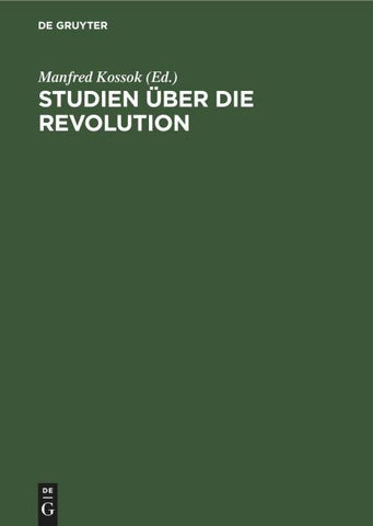 Studien über die Revolution