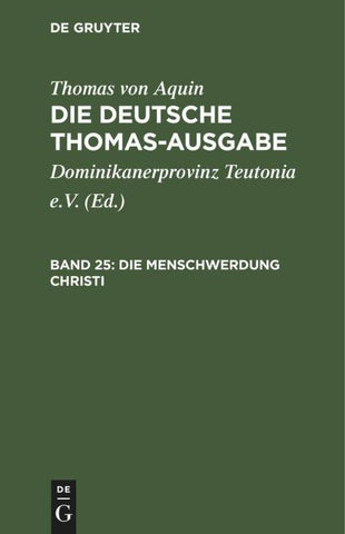 Die Menschwerdung Christi