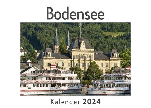 Bodensee (Wandkalender 2024, Kalender DIN A4 quer, Monatskalender im Querformat mit Kalendarium, Das perfekte Geschenk)