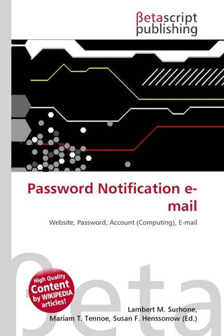 Password Notification e-mail