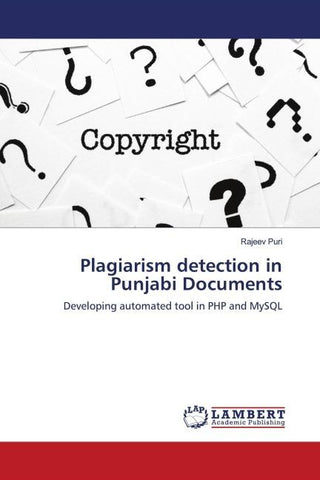 Plagiarism detection in Punjabi Documents