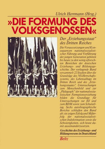 Die Formung des Volksgenossen