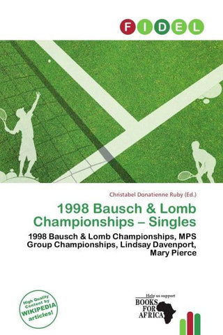 1998 Bausch & Lomb Championships - Singles