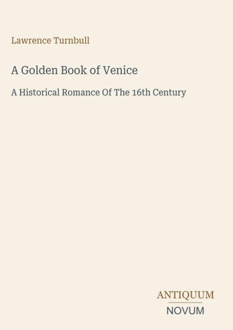 A Golden Book of Venice