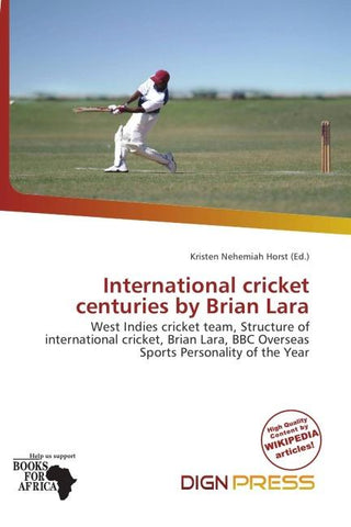International cricket centuries by Brian Lara