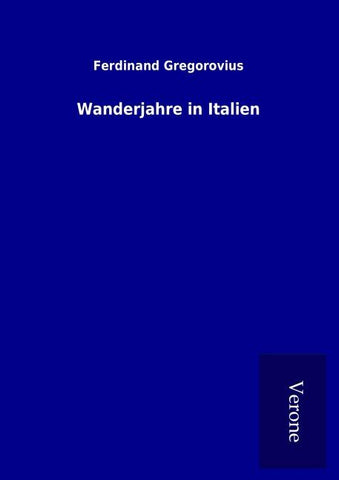 Wanderjahre in Italien