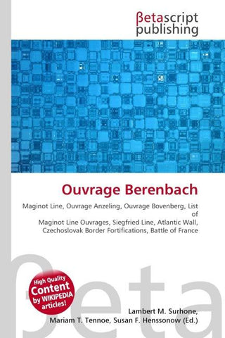 Ouvrage Berenbach