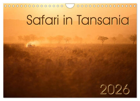 Safari in Tansania (Wandkalender 2026 DIN A4 quer), CALVENDO Monatskalender