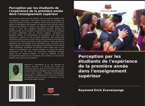 Perception par les étudiants de l'expérience de la première année dans l'enseignement supérieur
