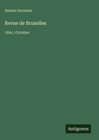 Revue de Bruxelles