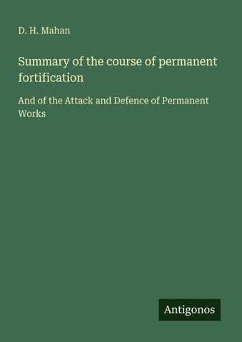 Summary of the course of permanent fortification
