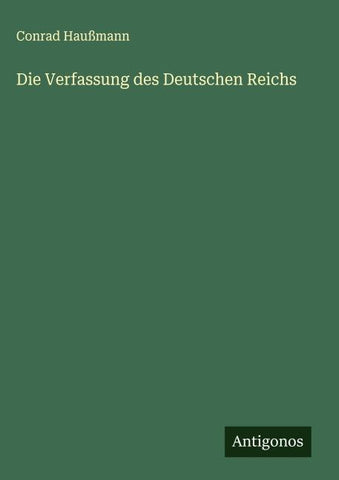 Die Verfassung des Deutschen Reichs